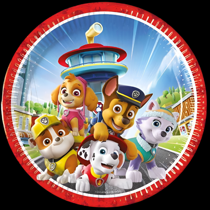Paw Patrol Rescue Heroes Paper Plates 8 Pack