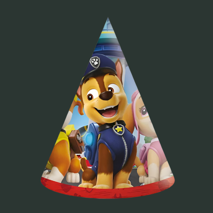 Paw Patrol Rescue Heroes Party Hats 6 Pack