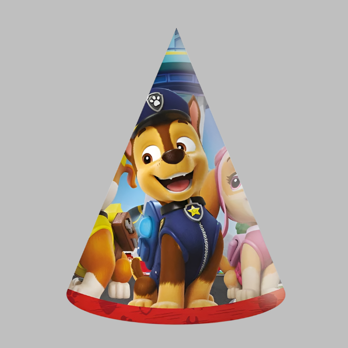 Paw Patrol Rescue Heroes Party Hats 6 Pack