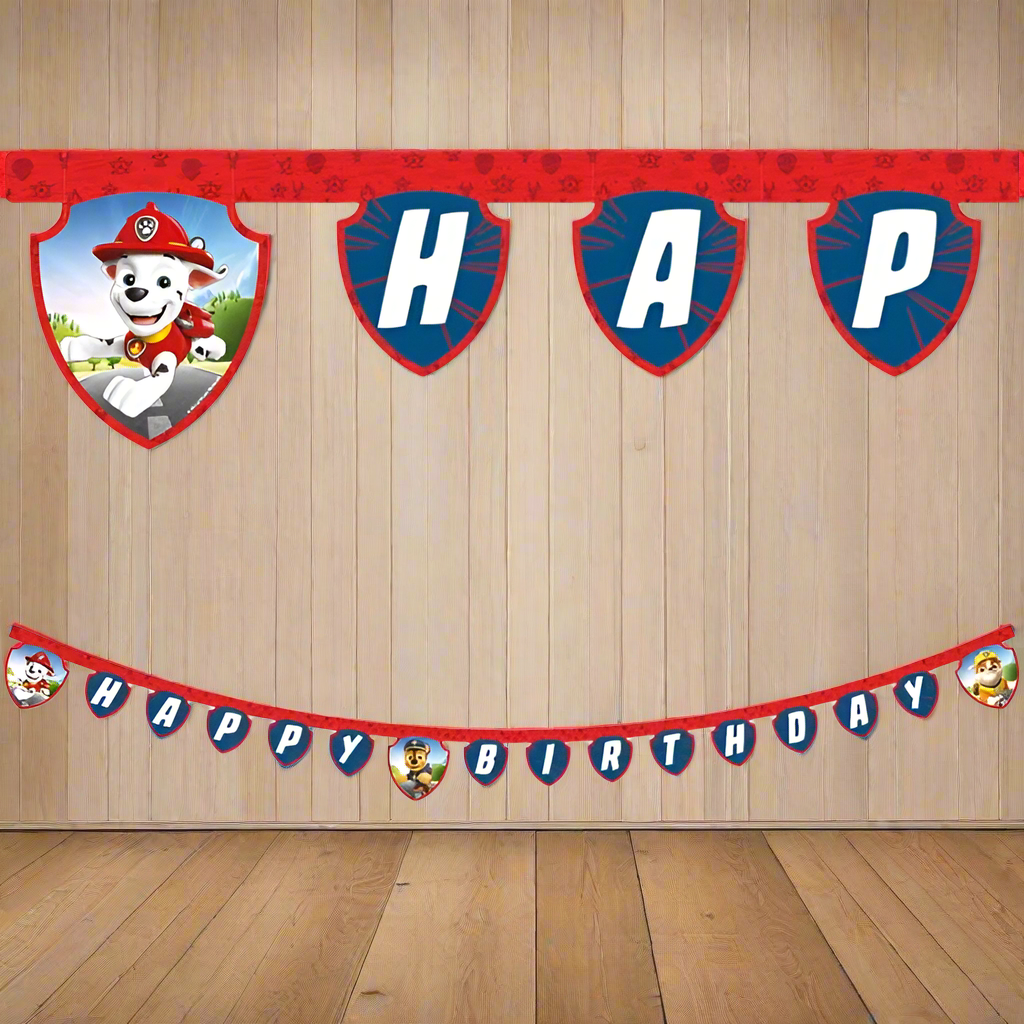 Paw Patrol Rescue Heroes Birthday Banner 2 metres