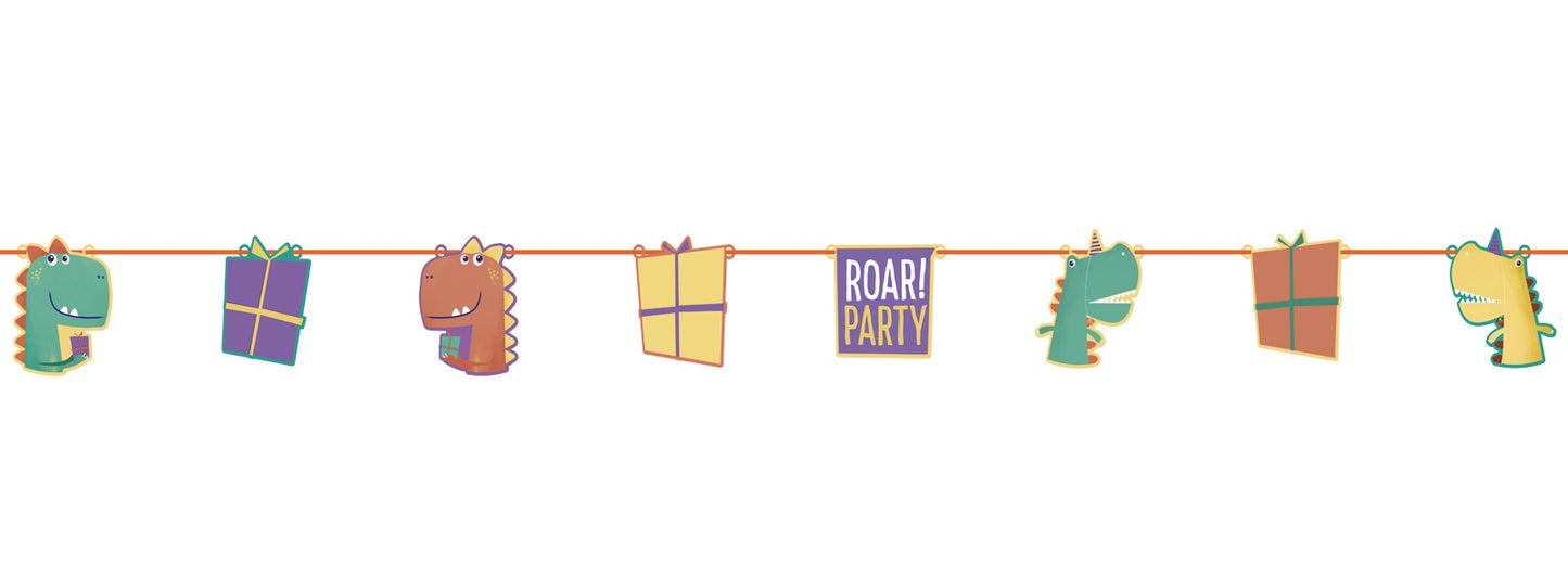 Dinosaur Themed Birthday Banner 2.3 Metres | Party Save Smile