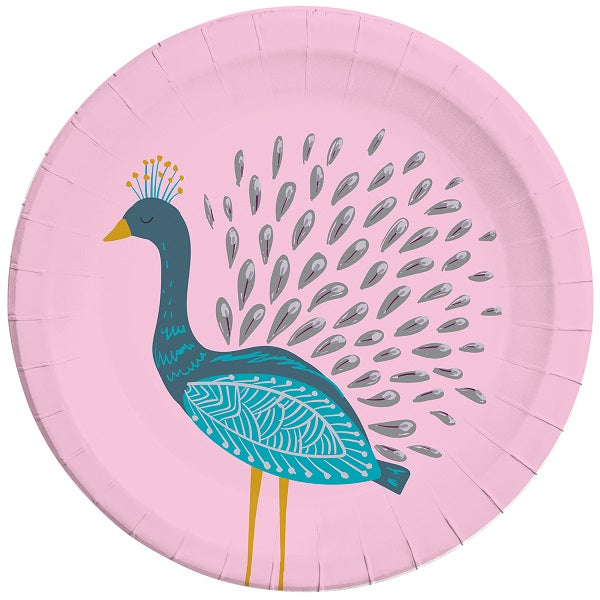 Peacock Party Pack: Tableware Kit for 8 - 48 Guests