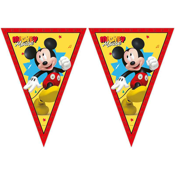 Mickey Mouse Birthday Bunting 2.3 metres (Jump into Fun) | Party Save Smile