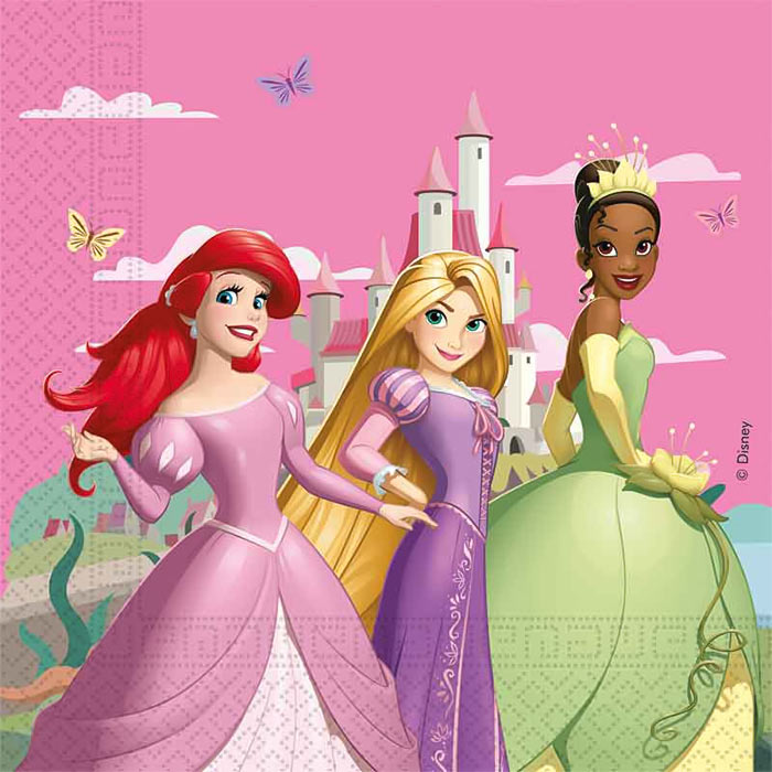 Disney Princess Party Napkins 20 Pack (Create Your World) | Party Save Smile