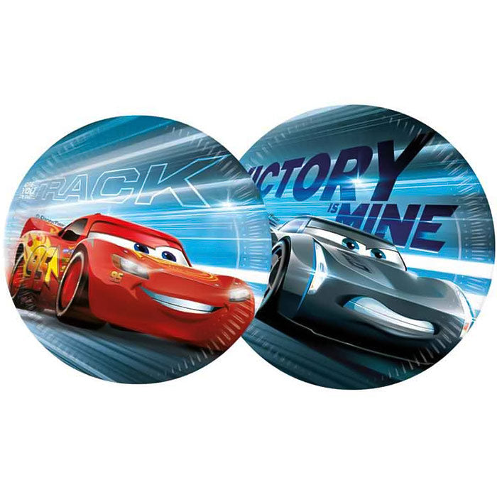 Disney Cars Party Plates 8 Pack 23cm (Victory is Mine) | Party Save Smile