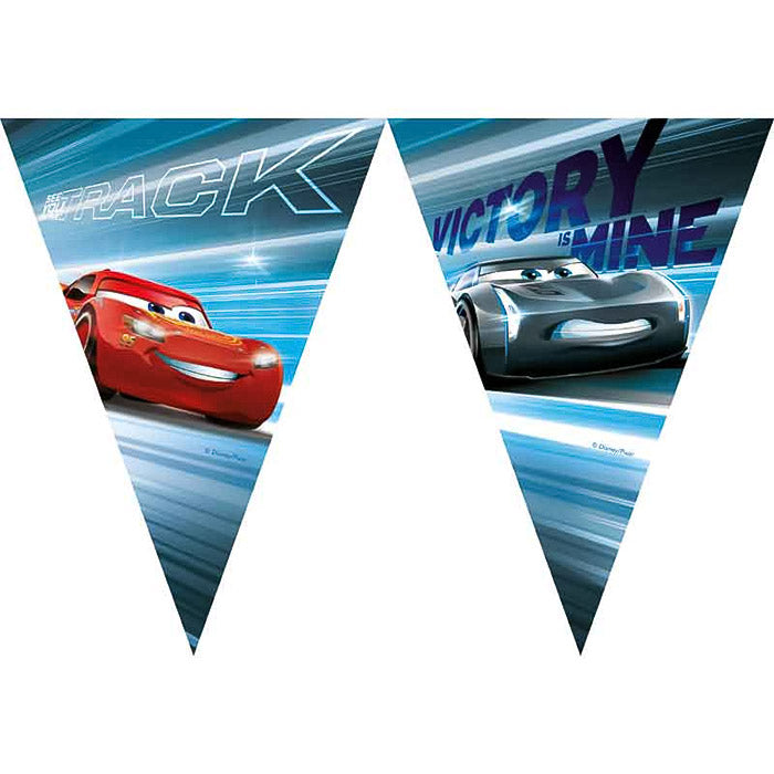 Disney Cars Party Bunting Flags Banner 2.3 metres (Victory is Mine) | Party Save Smile