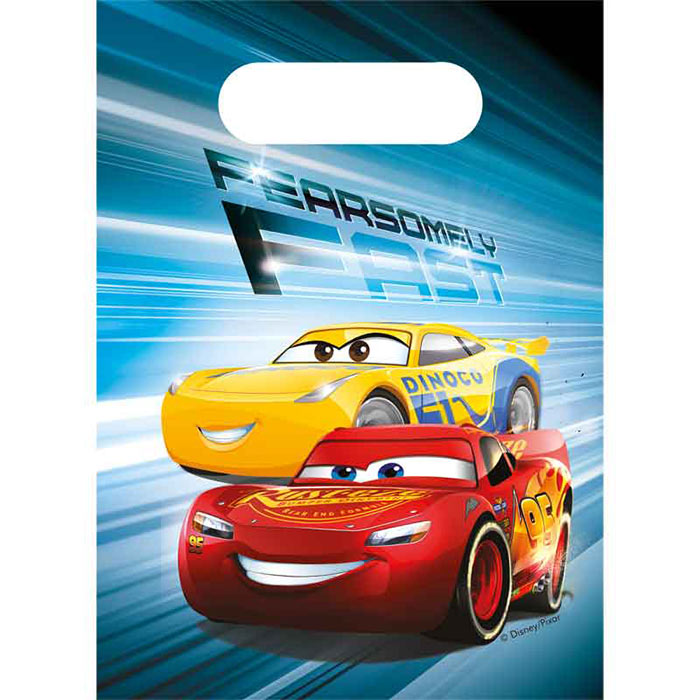 Disney Cars Paper Party Bags 4 Pack (Victory is Mine) | Party Save Smile