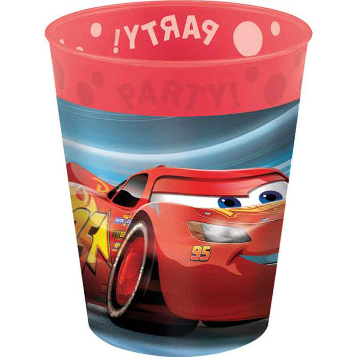 Disney Cars Cup Reusable 4 Pack 200ml (Victory is Mine) | Party Save Smile