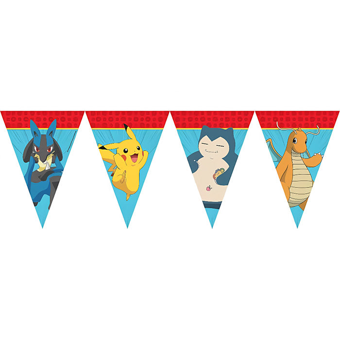 Pokemon Bunting Party Decoration 2.3 Metres | Party Save Smile