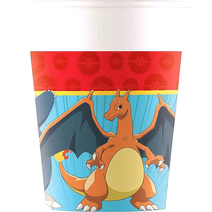 Pokemon Paper Party Cups Pack of 8 | Party Save Smile