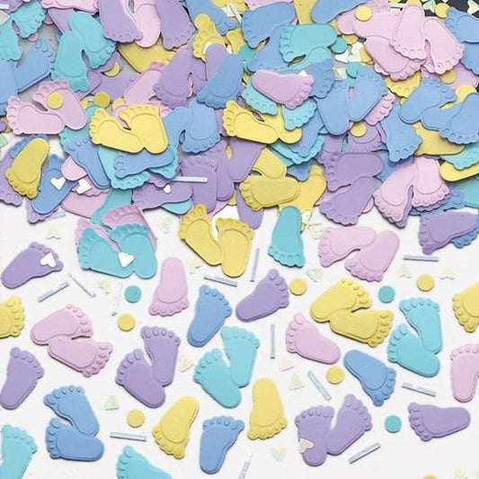 Pitter Patter Baby Shower Confetti