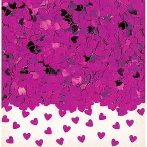 Pink Heart Table Confetti 14 grams