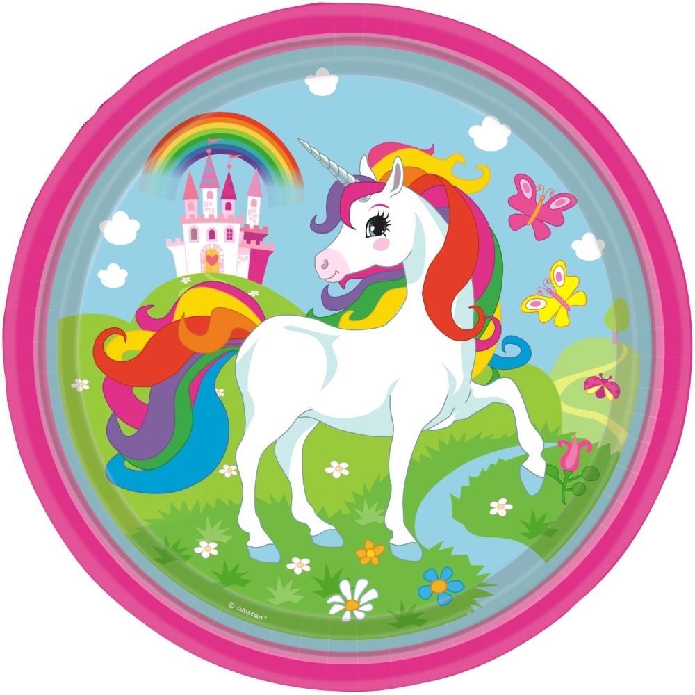 Pink Unicorn Party Packs: Tableware & Decoration Kit