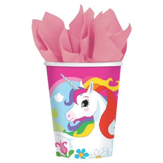 Pink Unicorn Paper Cups