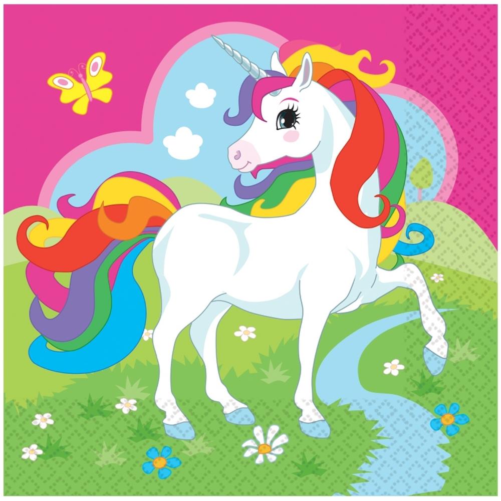 Pink Unicorn Party Packs (Tableware)