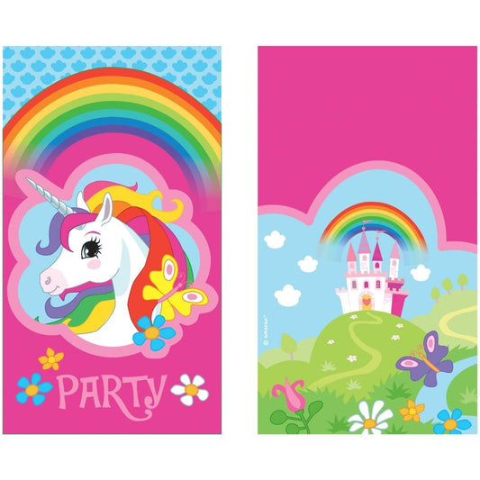 Pink Unicorn Party Invites