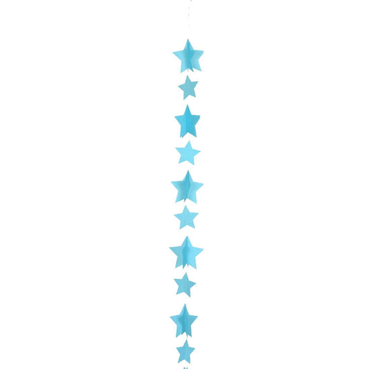 Blue Stars Balloon Tail 1.25 Metres | Party Save Smile