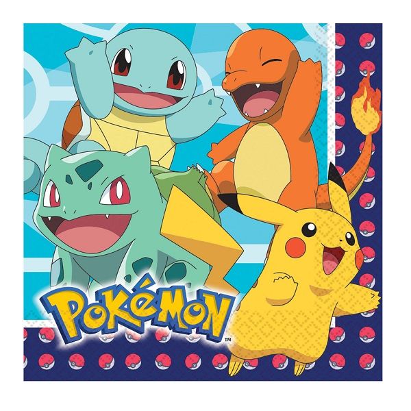Pokemon Party Pack: Tableware Kit for 8 - 48 Guests