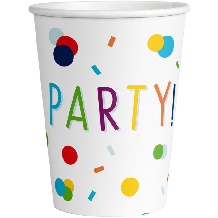 Rainbow Confetti 30th Birthday Party Kit with Decorations