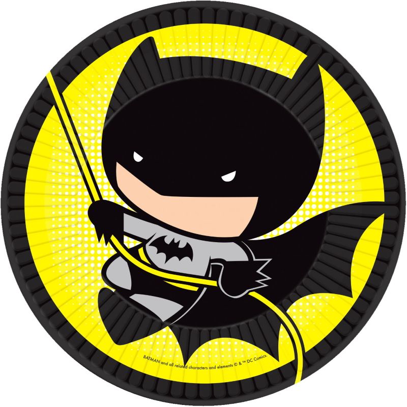 Batman vs Joker Paper Plates Pack of 8 | Party Save Smile