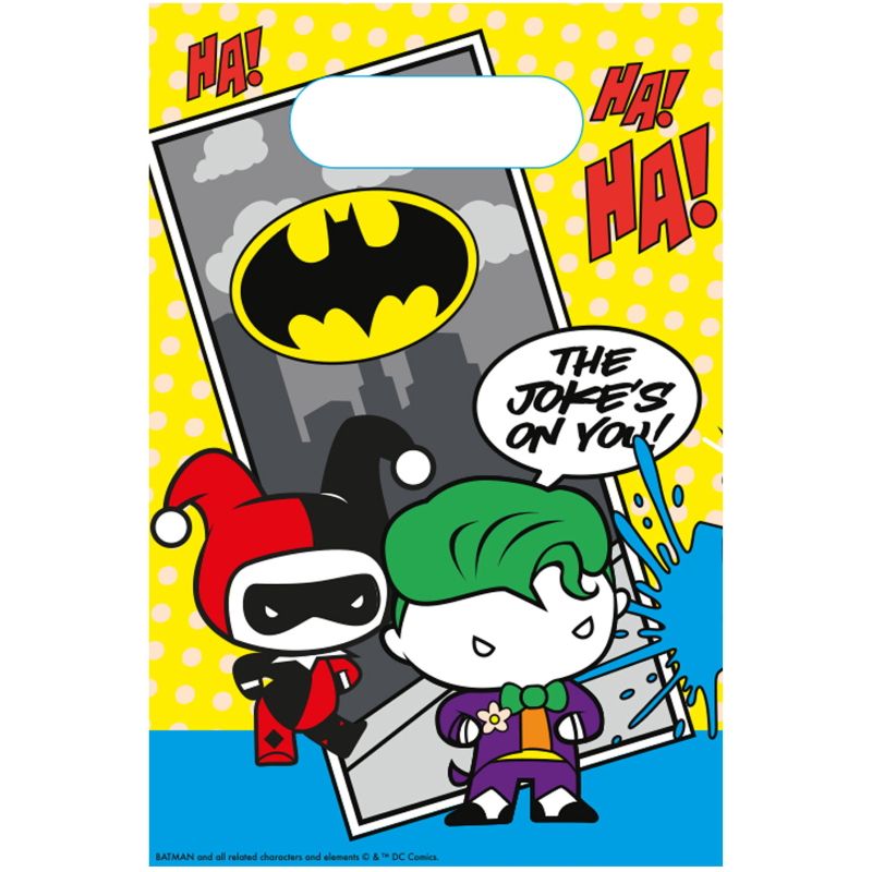 Batman vs Joker Party Bags Pack of 8 | Party Save Smile