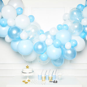 Baby Blue Balloon Garland: Balloon Arch Kit