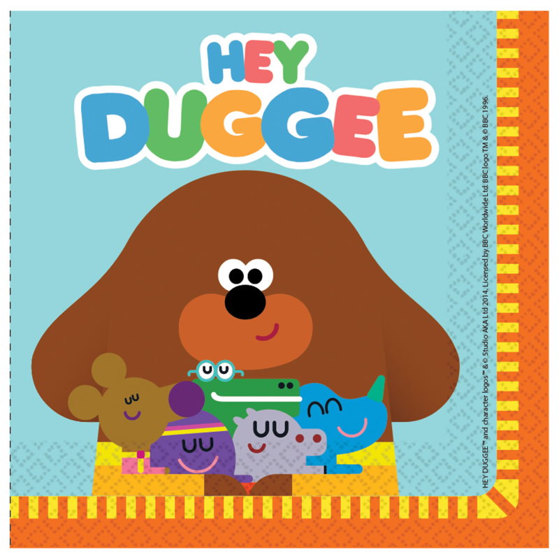 Hey Duggee Napkins Pack of 16 | Party Save Smile