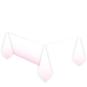 Baby Pink Paper Party Tablecover 1.8 x 1.2 metres