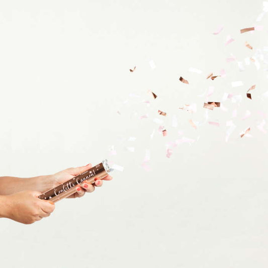 Rose Gold Confetti Cannon