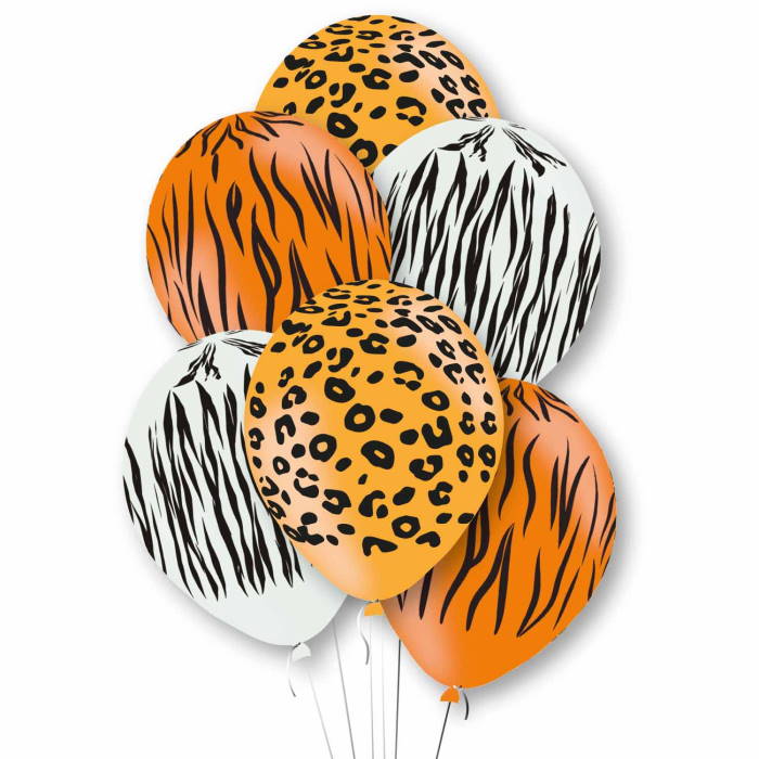 Animal Print Latex Balloons