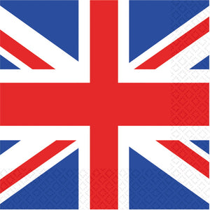 Union Jack Paper Napkins Pack of 16