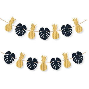 Pineapple Party Flag Banner Bunting Decoration 2.2 Metres