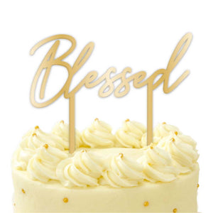 Blessed Cake Topper: Religious Cake Topper