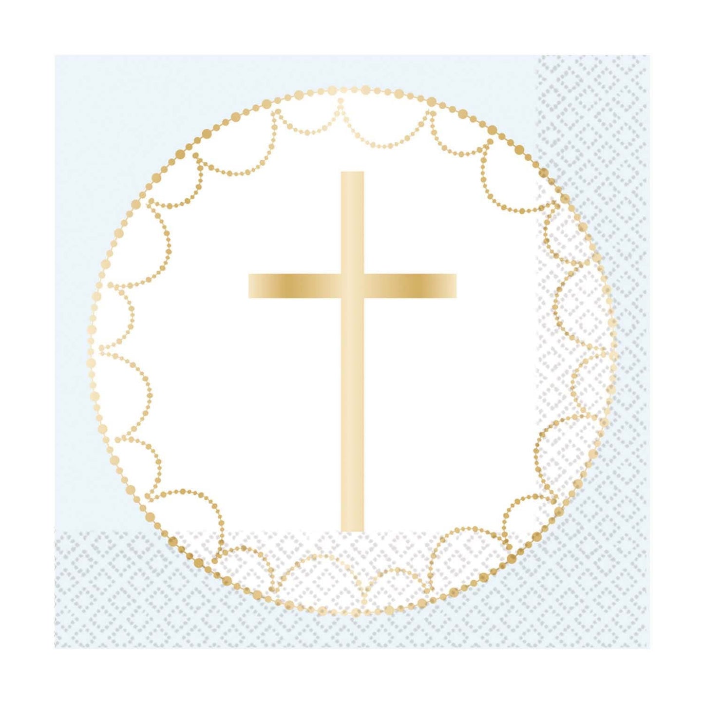 Blue Botanical First Communion Party Pack & Decoration Kit