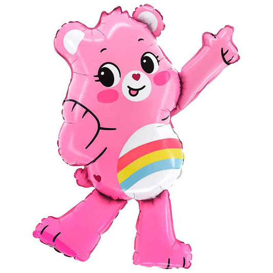 Cheer Bear Care Bear Foil Balloon 30 Inches | Party Save Smile