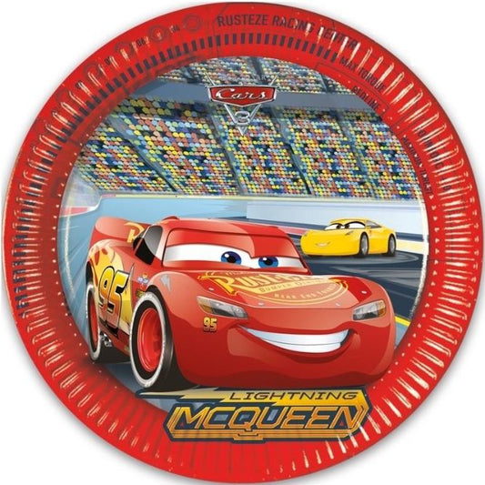 Disney Cars Party Plates Pack of 8 | Party Save Smile