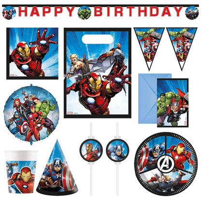 Marvel Avengers Party Supplies, Decorations, Banners, Balloons and Party Bags