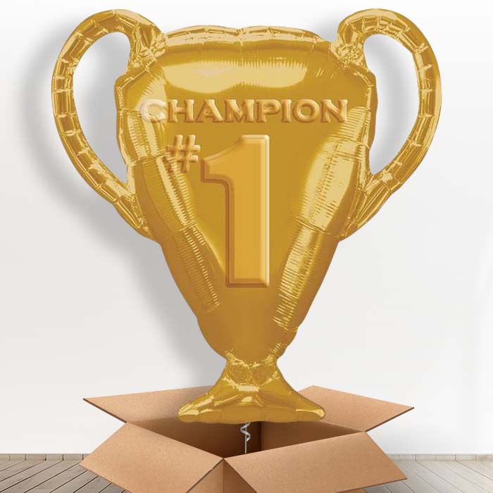 Giant Trophy Helium Balloon in a Box