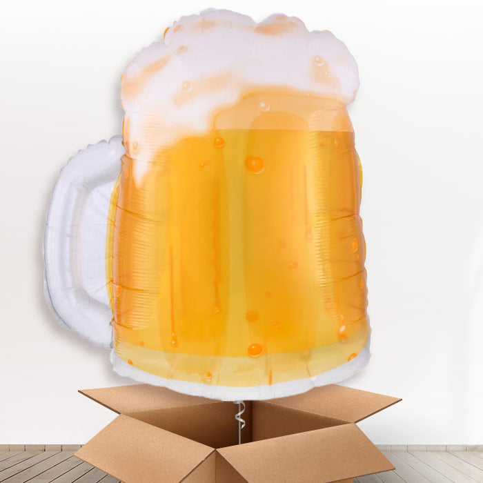 Beer Mug Helium Balloon in a Box - Giant Balloon | Party Save Smile