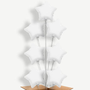 White Star 7 Helium Balloon Arrangement