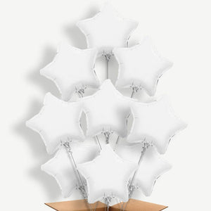 White Star 9 Helium Balloon Bundle