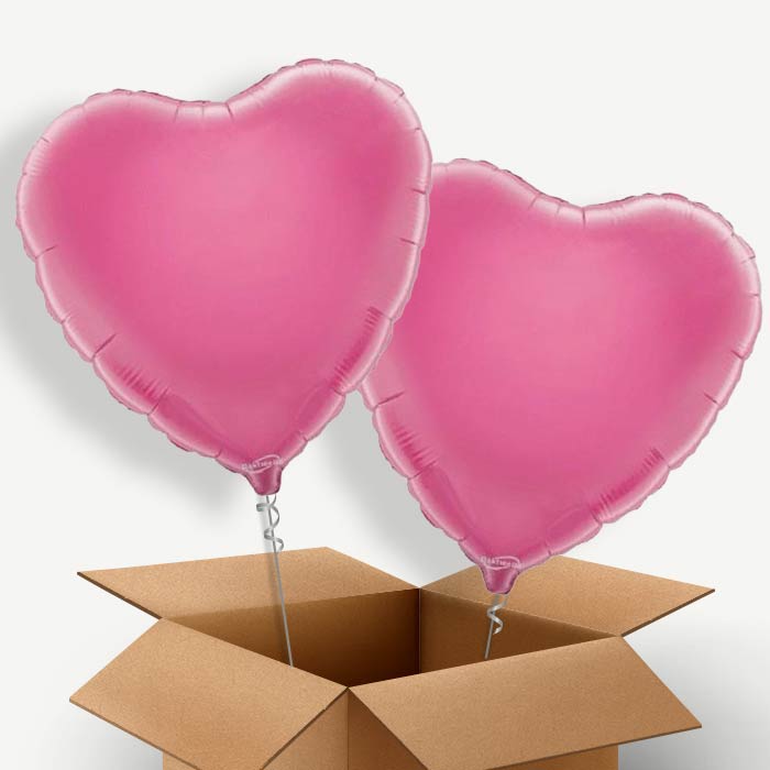 Baby Pink Heart Helium Balloon Two | Party Save Smile