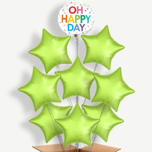 Rainbow Oh Happy Day Helium Balloon Bundle | Party Save Smile