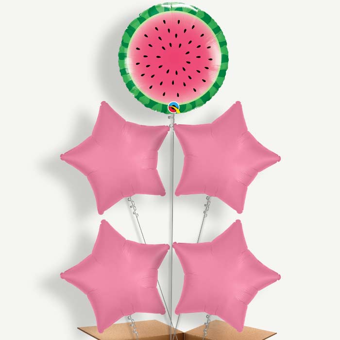 Watermelon Helium Balloon Cluster  | Party Save Smile