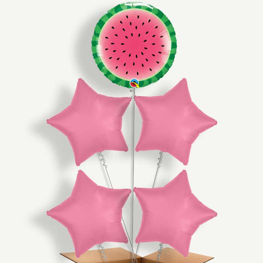 Watermelon Helium Balloon Cluster  | Party Save Smile
