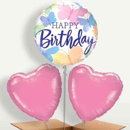 Butterflies Happy Birthday Bunch of Balloons | Party Save Smile