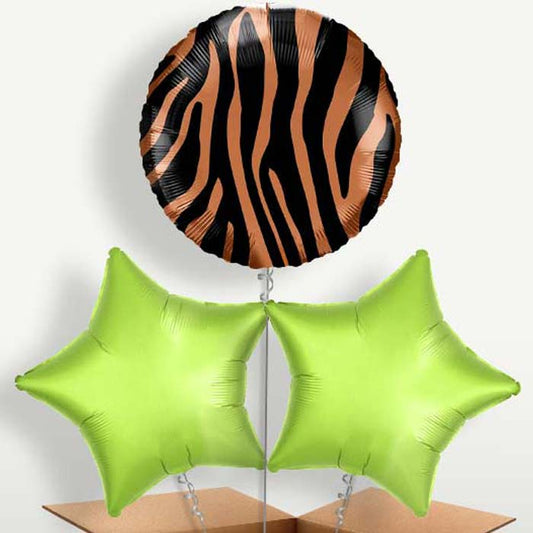 Tiger Stripes Print Helium Bunch of Balloons | Party Save Smile