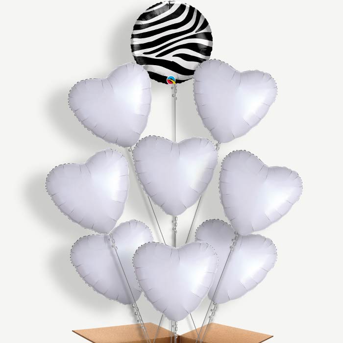 Zebra Print Helium Balloon Bundle | Party Save Smile