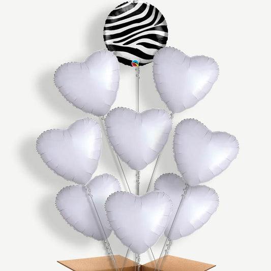 Zebra Print Helium Balloon Bundle | Party Save Smile
