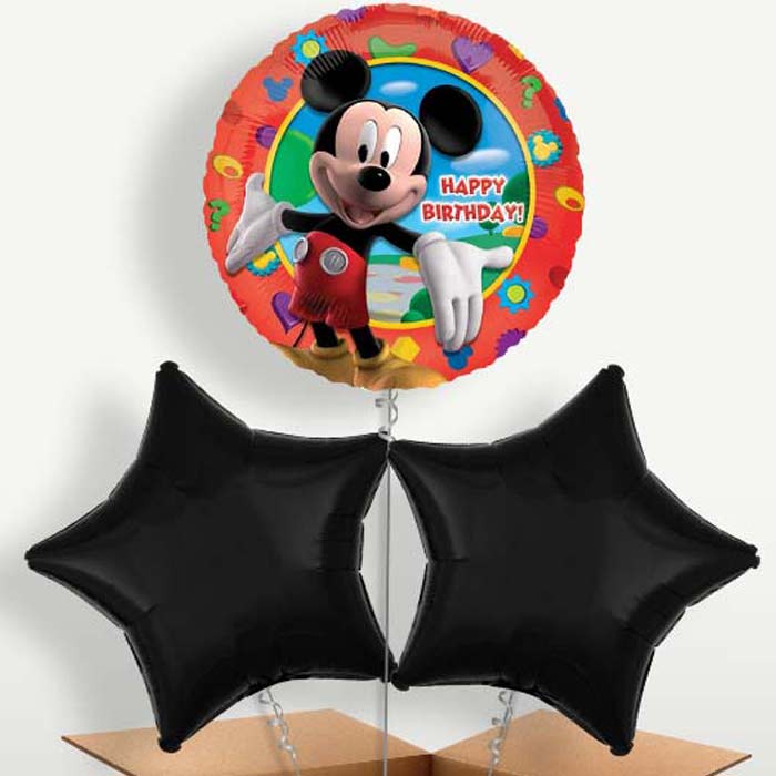 Mickey Mouse Happy Birthday Balloon Bunches | Party Save Smile
